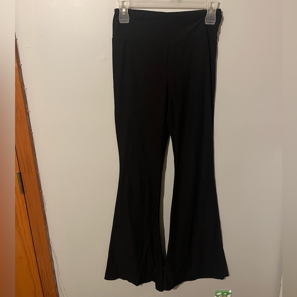 3 Pairs of Black Flared Leggings